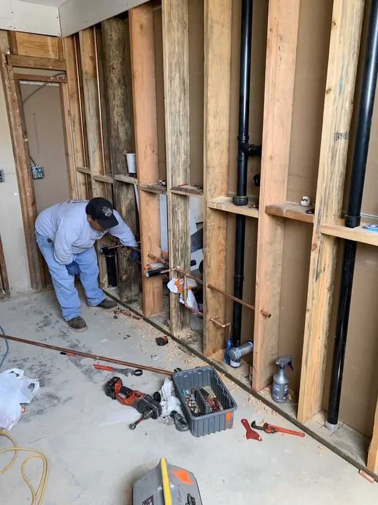 Commercial rough-in plumbing for Commercial Plumbing in Royal Elm
